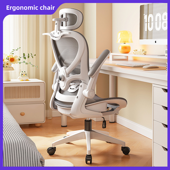 Ergonomic office chair, computer chair, study chair, headrest adjustment, lumbar support adjustment