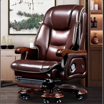 Luxury boss chair, electric massage office chair, 9 acupoint massage